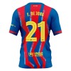 Camisola FC Barcelona Frenkie de Jong 21 4º Equipamento 2025-26 Manga Curta