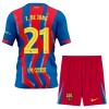 Camisola FC Barcelona Frenkie de Jong 21 Criança 4º Equipamento 2025-26 Manga Curta