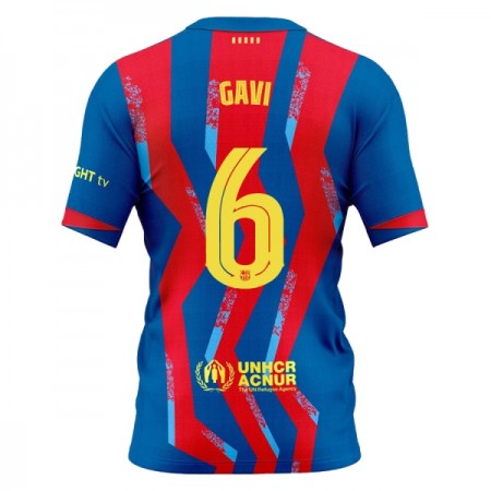 Camisola FC Barcelona Gavi 6 4º Equipamento 2025-26 Manga Curta