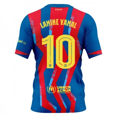 Camisola FC Barcelona Lamine Yamal 10 4º Equipamento 2025-26 Manga Curta
