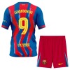 Camisola FC Barcelona Lewandowski 9 Criança 4º Equipamento 2025-26 Manga Curta