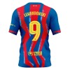 Camisola FC Barcelona Lewandowski 9 Criança 4º Equipamento 2025-26 Manga Curta