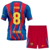 Camisola FC Barcelona Pedri 8 Criança 4º Equipamento 2025-26 Manga Curta