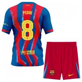 Camisola FC Barcelona Pedri 8 Criança 4º Equipamento 2025-26 Manga Curta