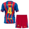 Camisola FC Barcelona R. Araujo 4 Criança 4º Equipamento 2025-26 Manga Curta