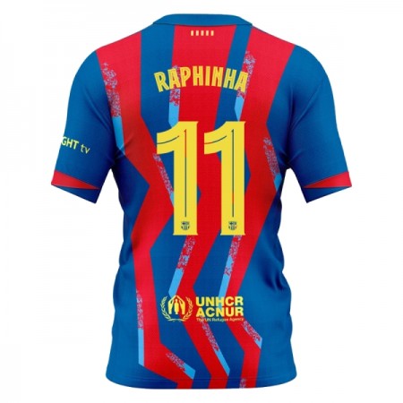 Camisola FC Barcelona Raphinha 11 4º Equipamento 2025-26 Manga Curta