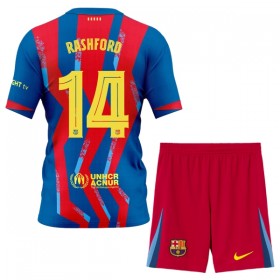 Camisola FC Barcelona Rashford 14 Criança 4º Equipamento 2025-26 Manga Curta