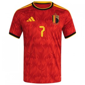 Camisola Bélgica De Bruyne 7 1º Equipamento Mundial 2026 Manga Curta
