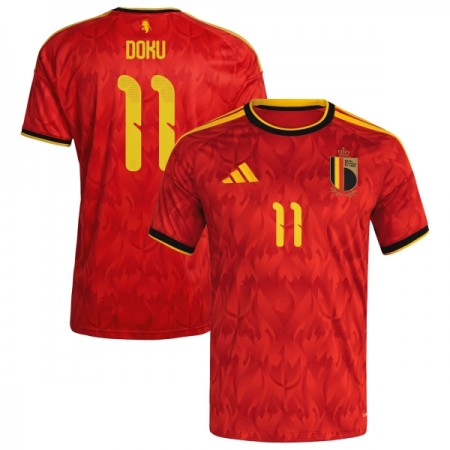 Camisola Bélgica Doku 11 1º Equipamento Mundial 2026 Manga Curta