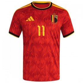 Camisola Bélgica Doku 11 Criança 1º Equipamento Mundial 2026 Manga Curta