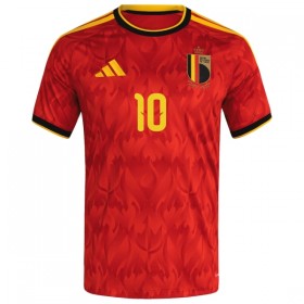 Camisola Bélgica Lukaku 10 Criança 1º Equipamento Mundial 2026 Manga Curta