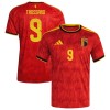 Camisola Bélgica Trossard 9 1º Equipamento Mundial 2026 Manga Curta