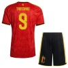 Camisola Bélgica Trossard 9 Criança 1º Equipamento Mundial 2026 Manga Curta
