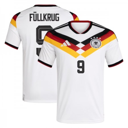 Camisola Alemanha Fullkrug 9 1º Equipamento Mundial 2026 Manga Curta