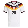 Camisola Alemanha Gnabry 20 1º Equipamento Mundial 2026 Manga Curta