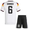 Camisola Alemanha Kimmich 6 Criança 1º Equipamento Mundial 2026 Manga Curta