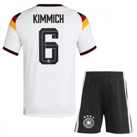 Camisola Alemanha Kimmich 6 Criança 1º Equipamento Mundial 2026 Manga Curta