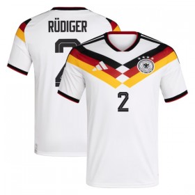Camisola Alemanha Rudiger 2 1º Equipamento Mundial 2026 Manga Curta