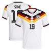 Camisola Alemanha Sane 19 1º Equipamento Mundial 2026 Manga Curta