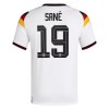 Camisola Alemanha Sane 19 1º Equipamento Mundial 2026 Manga Curta
