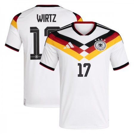 Camisola Alemanha Wirtz 17 1º Equipamento Mundial 2026 Manga Curta
