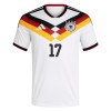 Camisola Alemanha Wirtz 17 1º Equipamento Mundial 2026 Manga Curta