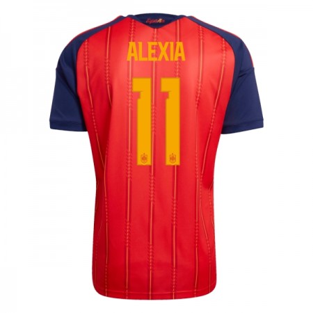 Camisola Espanha Alexia 11 1º Equipamento Mundial 2026 Manga Curta