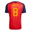 Camisola Espanha Fabian 8 1º Equipamento Mundial 2026 Manga Curta