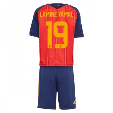 Camisola Espanha Lamine Yamal 19 Criança 1º Equipamento Mundial 2026 Manga Curta