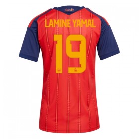Camisola Espanha Lamine Yamal 19 Mulher 1º Equipamento Mundial 2026 Manga Curta