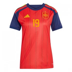 Camisola Espanha Lamine Yamal 19 Mulher 1º Equipamento Mundial 2026 Manga Curta