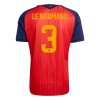 Camisola Espanha Le Normand 3 1º Equipamento Mundial 2026 Manga Curta