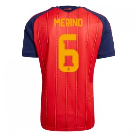 Camisola Espanha Merino 6 1º Equipamento Mundial 2026 Manga Curta
