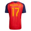 Camisola Espanha Williams JR 17 1º Equipamento Mundial 2026 Manga Curta