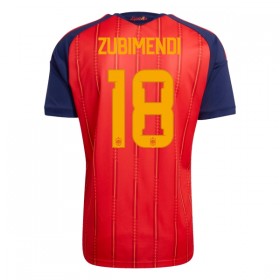 Camisola Espanha ZUBIMENDI 18 1º Equipamento Mundial 2026 Manga Curta