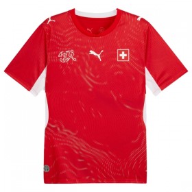 Camisola Suíça 1º Equipamento Mundial 2026 Manga Curta