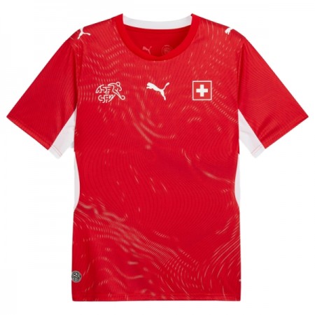 Camisola Suíça 1º Equipamento Mundial 2026 Manga Curta