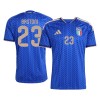 Camisola Itália Bastoni 23 1º Equipamento Mundial 2026 Manga Curta