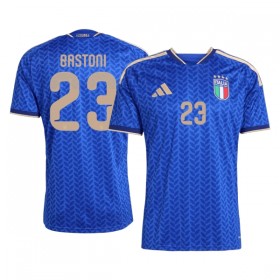Camisola Itália Bastoni 23 1º Equipamento Mundial 2026 Manga Curta