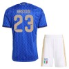 Camisola Itália Bastoni 23 Criança 1º Equipamento Mundial 2026 Manga Curta