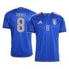 Camisola Itália Tonali 8 1º Equipamento Mundial 2026 Manga Curta
