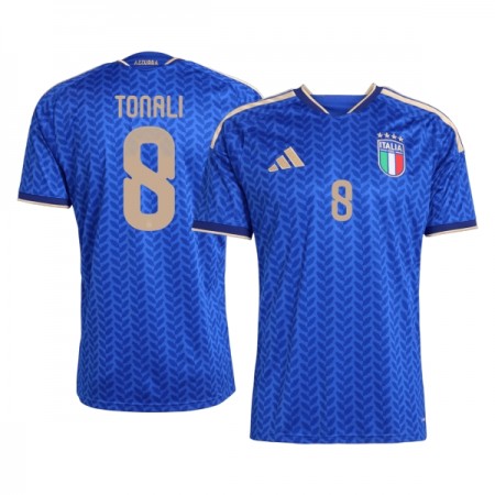 Camisola Itália Tonali 8 1º Equipamento Mundial 2026 Manga Curta