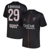Camisola Paris Saint-Germain B. Barcola 29 Jordan 4º Equipamento 2025-26 Manga Curta