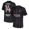 Camisola Paris Saint-Germain D. Doue 14 Jordan 4º Equipamento 2025-26 Manga Curta