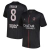 Camisola Paris Saint-Germain Fabian 8 Jordan 4º Equipamento 2025-26 Manga Curta