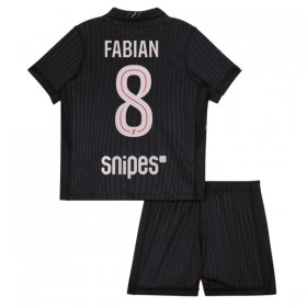 Camisola Paris Saint-Germain Fabian 8 Jordan Criança 4º Equipamento 2025-26 Manga Curta