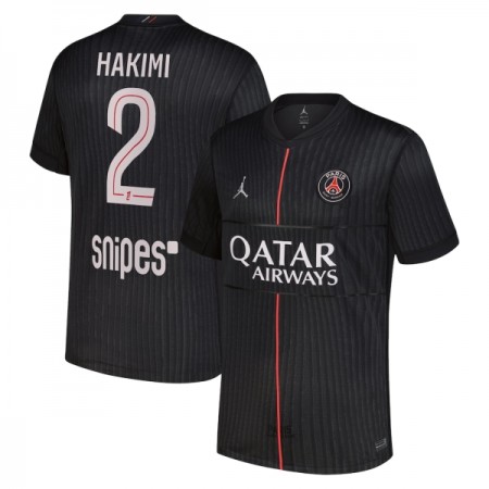 Camisola Paris Saint-Germain Hakimi 2 Jordan 4º Equipamento 2025-26 Manga Curta