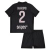 Camisola Paris Saint-Germain Hakimi 2 Jordan Criança 4º Equipamento 2025-26 Manga Curta