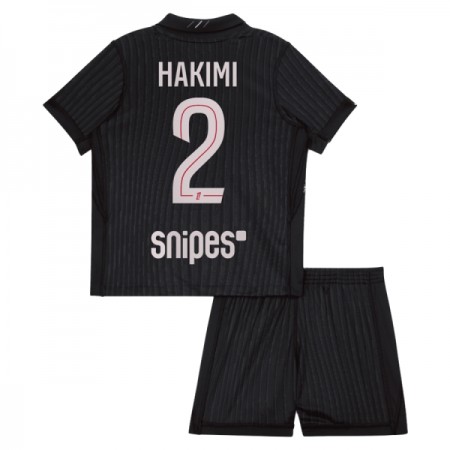 Camisola Paris Saint-Germain Hakimi 2 Jordan Criança 4º Equipamento 2025-26 Manga Curta