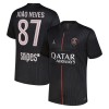 Camisola Paris Saint-Germain Joao Neves 87 Jordan 4º Equipamento 2025-26 Manga Curta